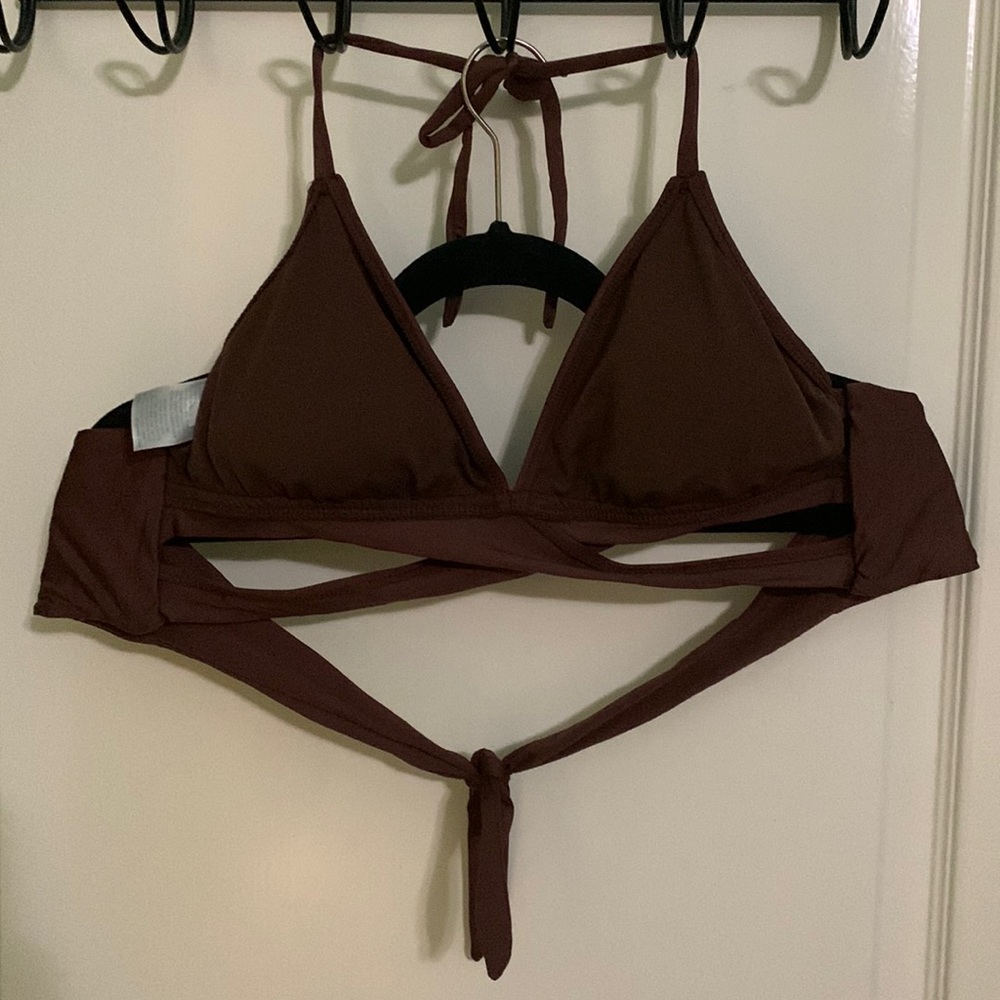 Brown Bikini Top